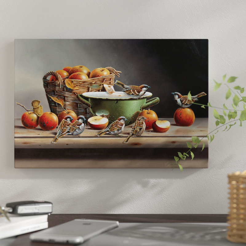 « house fleches ii », impression sur toile, H 12 po x l 18 po x P 1,5 po, Pas de tapis, Toile tendue