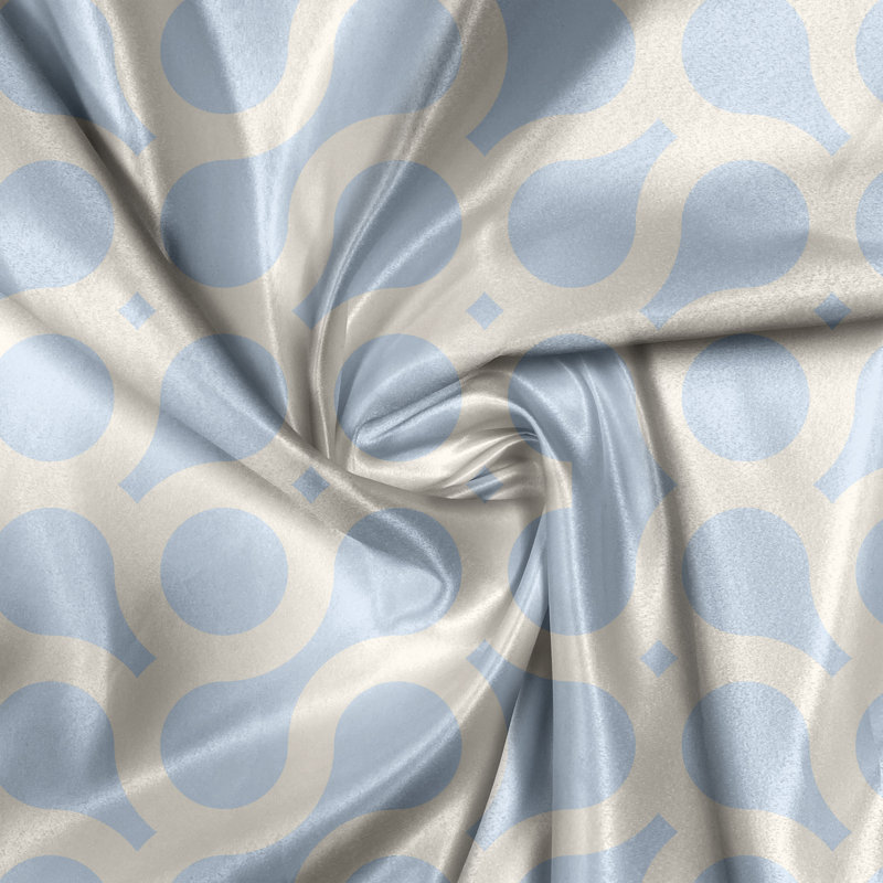 Polyester Semi Sheer Curtain Pair