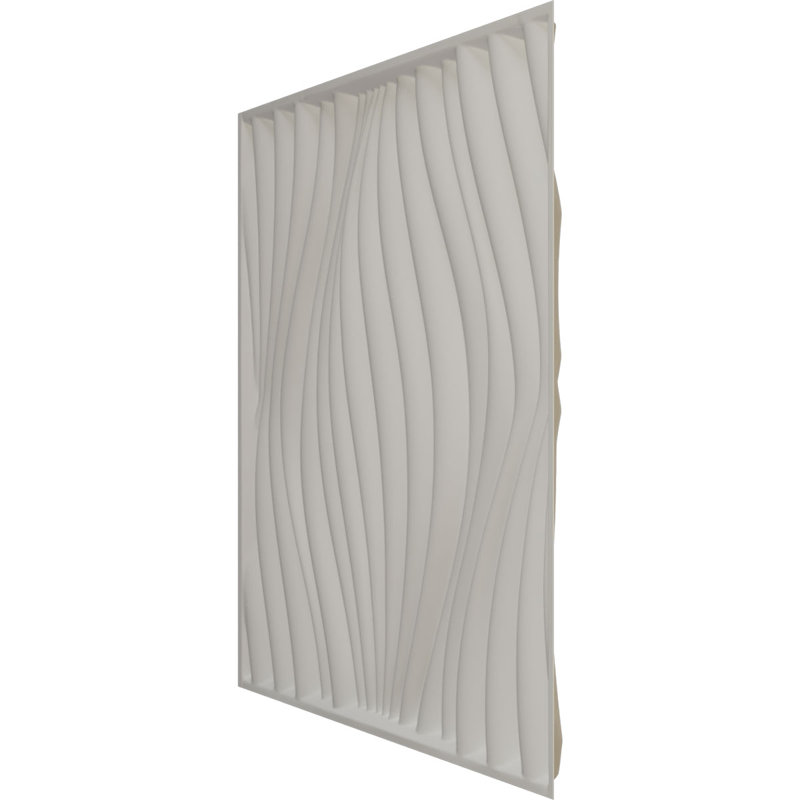 Panneau mural 3D décoratif Billow EnduraWall, Blanc fleur satiné UltraCover
