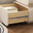 Soft Rounded Cream White Nightstand, 2-Drawer Handleless Bedside Table, Modern Storage Cabinet for Bedroom, Boho & Minimalist Home Decor-1669708458