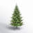 7.5' Lighted Spruce Christmas Tree