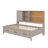 Cara Twin Size Lounge Daybed with Storage Shelves-818993788