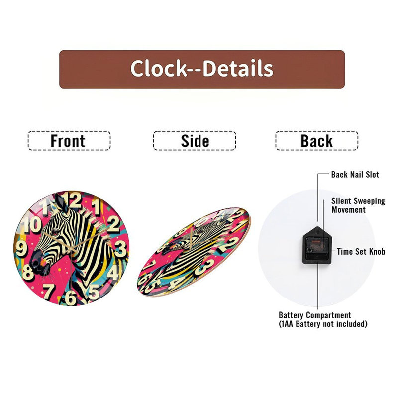 Horloge murale 12 po