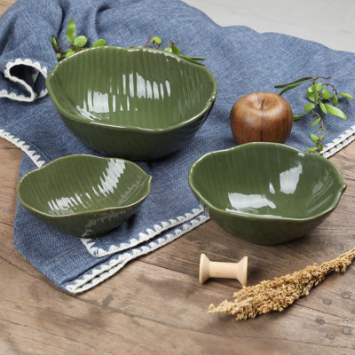 Risinger Handmade Metal Decorative Bowl - Set of 3