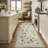  Garbrand Jungle Animal & Floral Washable Beige 2X10 Runner Rugs - Ultra Thin Non Slip Rug For Entryway Kids Room / Nursery-1500934832