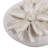 Embossed Floral Ceramic Bud Flower Vase for Living Room Table Accent - Tall Vase Home Decor for Entryway, Bedroom or Foyer - 6"