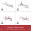 Sapin de Noël enneigé 6 pi avec des branches réalistes, 61 pommes de pin et 800 pointes