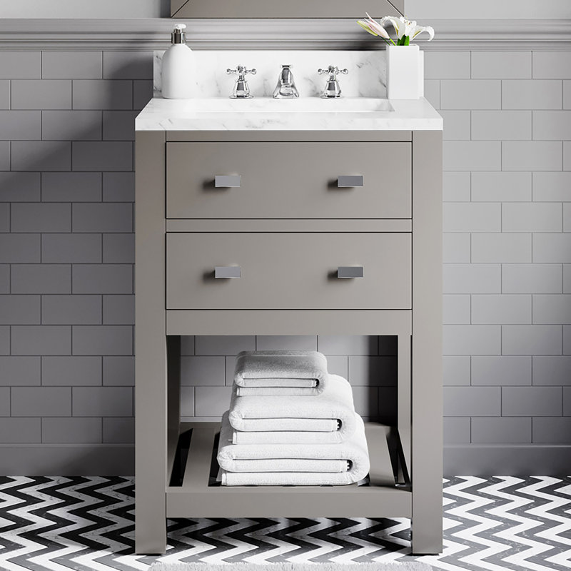 Madalyn 24'' W Single Vanity, Gray