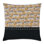 Prowling Appliqued Outdoor Reversible Throw Pillow