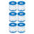 Intex Metal Frame Outdoor Pool Set with Cover & Type H Filter Cartridge (6 pack)