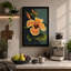 Golden Hibiscus Botanical - Wrapped Canvas-387546905-387546906