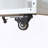 Outdoor Kitchen Island Fir Wood Prep Station Lockable Kitchen Cart with Stainless Top-412514323