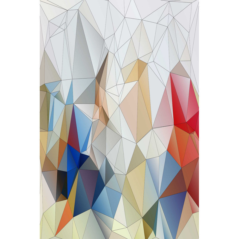 Premium Hall Carpet, 3.3 x 6.6 Feet, 100% Polyester, 0.3 in Pile Height | Antibacterial, Non-Slip Underside, Machine Washable | Elegant 3D Digital Print Design, Perfect for Entryways & Living Rooms