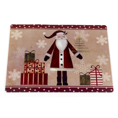 Napperon en vinyle 18 "Saint Nick Holiday