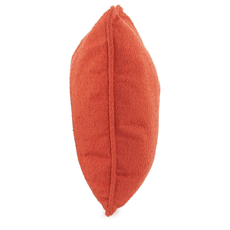 Coussin corail d'Alicante, Carré H 24 po x l 24 po, Orange