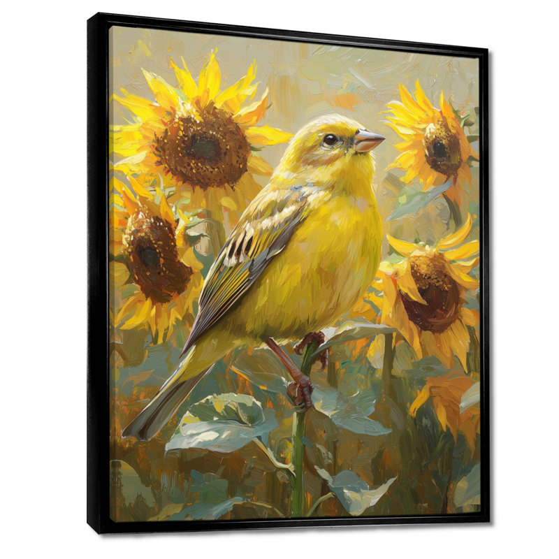 Duffina - Animals Wall Art, Noir, Impression encadrée flottante, H 20 po x l 12 po