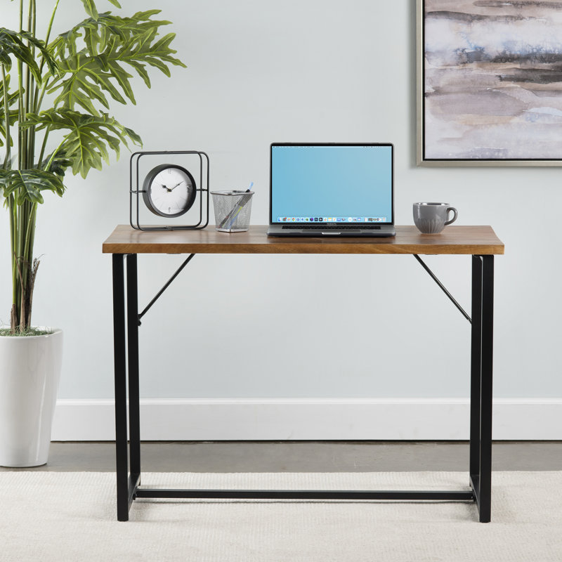 Solid Wood Iron Writing Desk