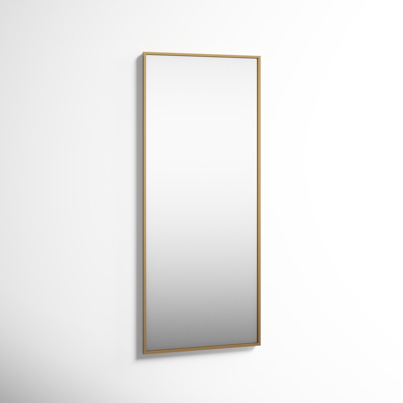 Tenney Black Metal Vertical Fog Free Mirror