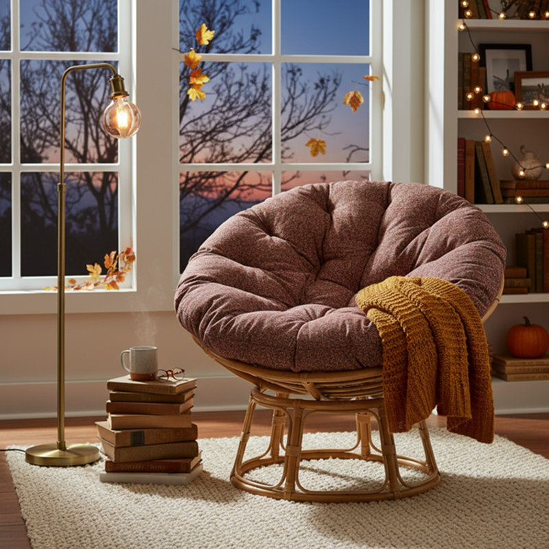 Carnesville Wicker Papasan Chair