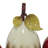 Hicklin Red Metal Fruit Decorative Sculpture with Platter, 18" x 10" x 12"-1176753851-1176753850