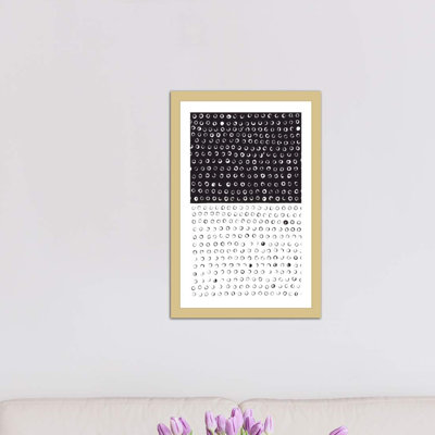 «Vice Versa» par Amaya Bucheli, reproduction d'art graphique sur papier encadré
