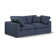 Iwana 80" Linen Textured Sofa Modular Sofa