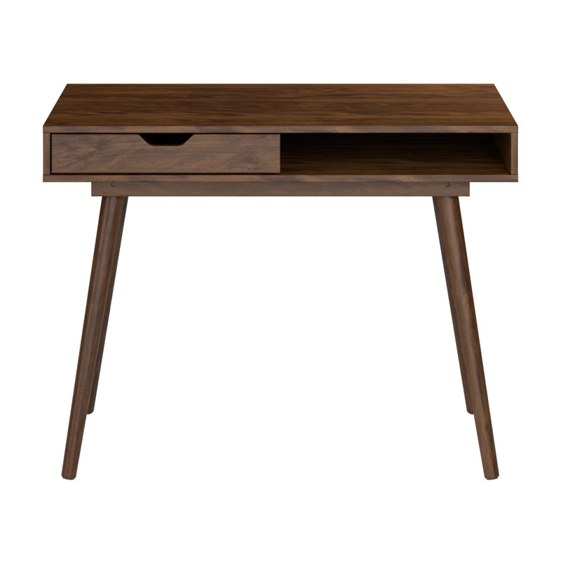 Katia Writing Desk, Dark Walnut, 30" H x 40" W x 20" D
