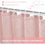 Rideau de douche rose Rideaux de douche en tissu pour fille