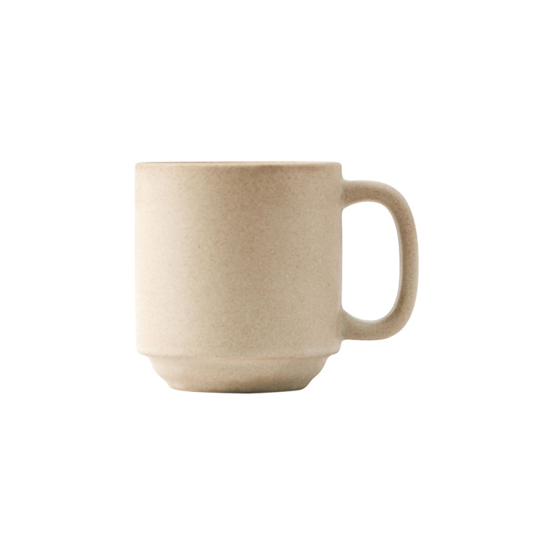 ZION Porcelain Coffee Mug, Beige