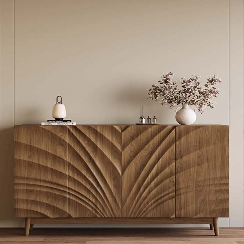 Buffet rétro de style français, H 35,4 po x l 59 po x P 15,7 po