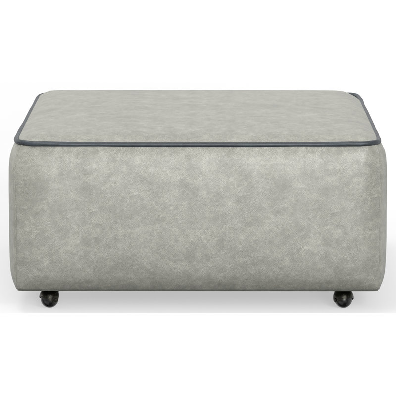 Repose-pieds Ayoka, Polyester gris