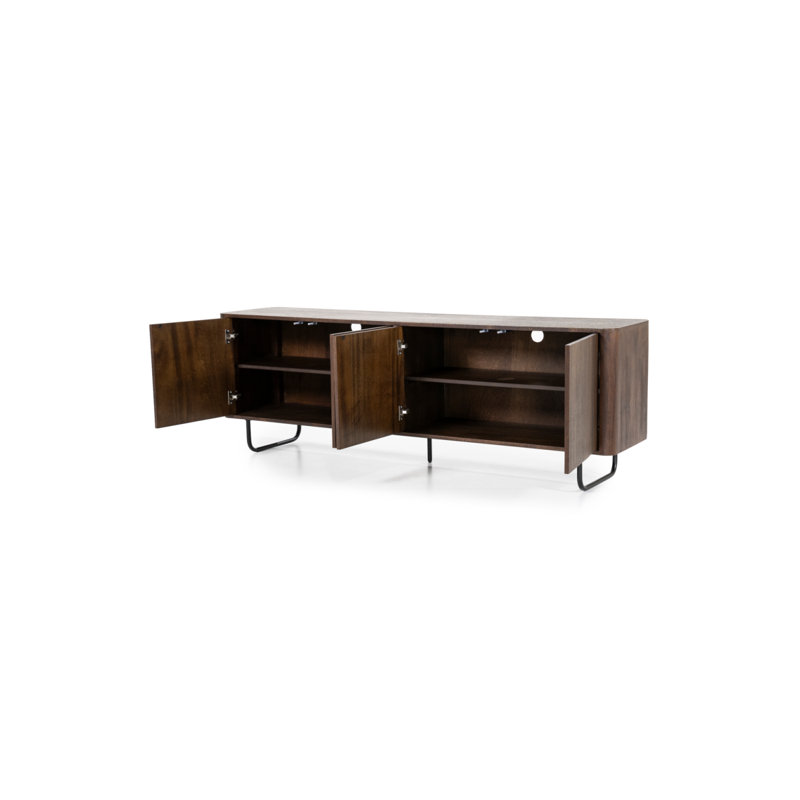 Media Unit Media Console, Brown