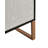 Storage Sideboard Buffet Cabinet With Metal Base Handles
