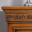 Black Solid Wood Electric Fireplace-294976583