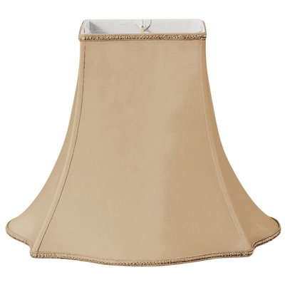 Abat-jour cloche en soie / shantung (araignée)