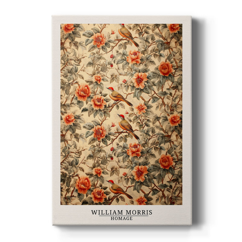 Wm Morris Series CLXIX - Cavas enveloppés de galerie, H 12 po x l 18 po
