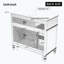 Meuble-lavabo avec lavabo et armoire avec tiroirs-1925294076