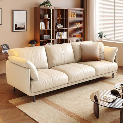 Coussin modulaire en cuir véritable