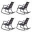 Chaise berçante d'extérieur et d'intérieur Outo (ensemble de 4)-92632137