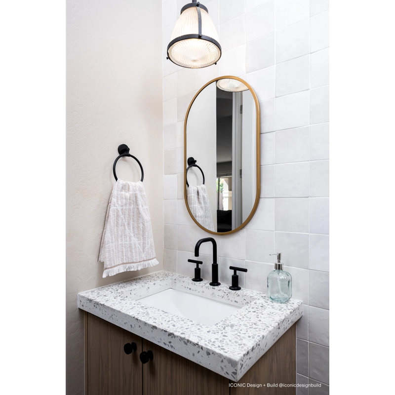 Cloe 5" x 5" Ceramic Tile, White