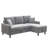 Derick 74" Wide Upholstered Sleeper Sofa With 2 Pillows And Storage-94016368
