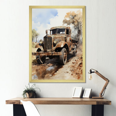 " 1950S Brown Delivery Truck II "