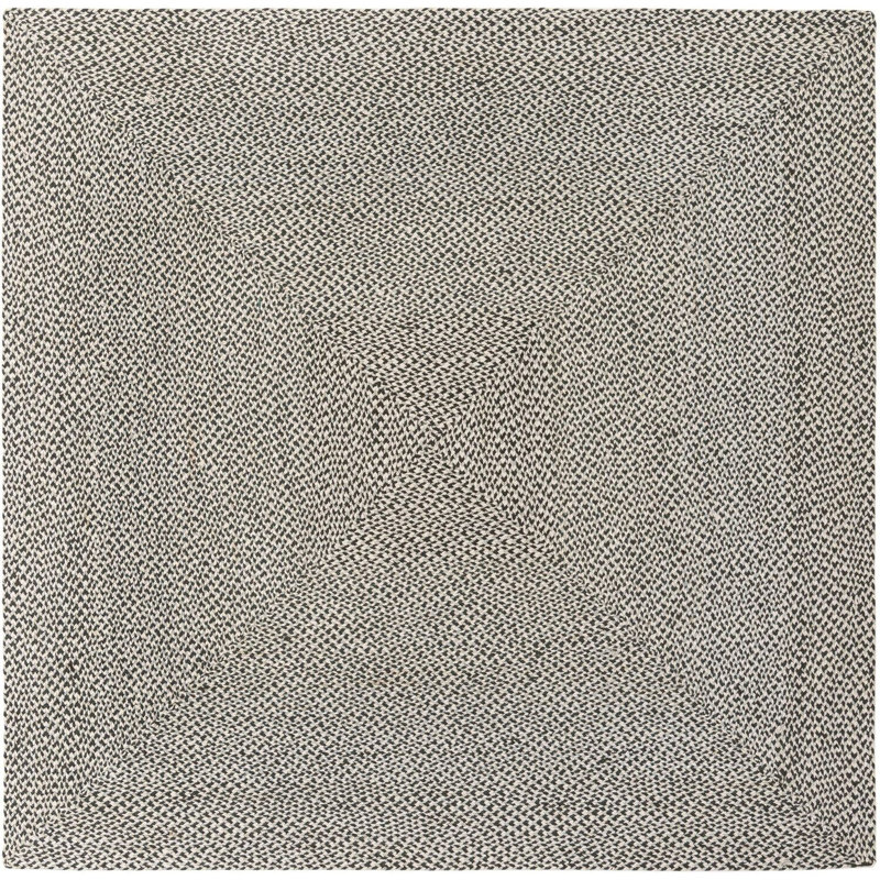 Contemporary Aideen Area Rug Gray, Square 7'10"