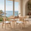 Ensemble repas 5 pièces Solace avec chaises courbées-22406866-20084588