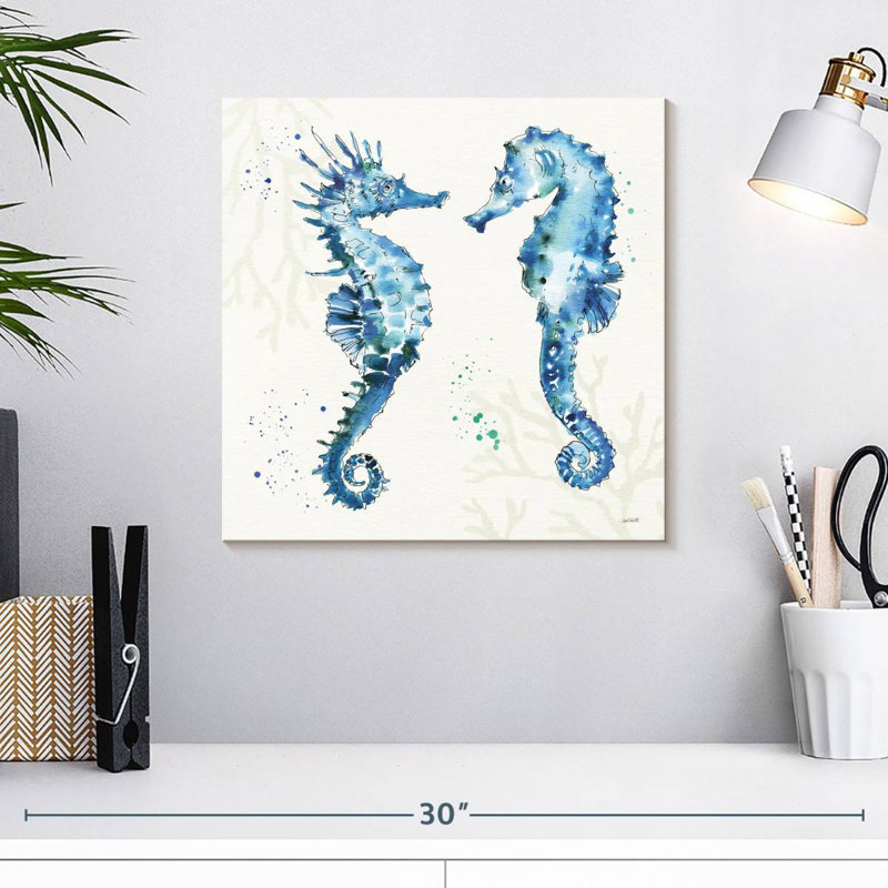 Brampt Deep Sea Seahorses, 16" H x 16" W