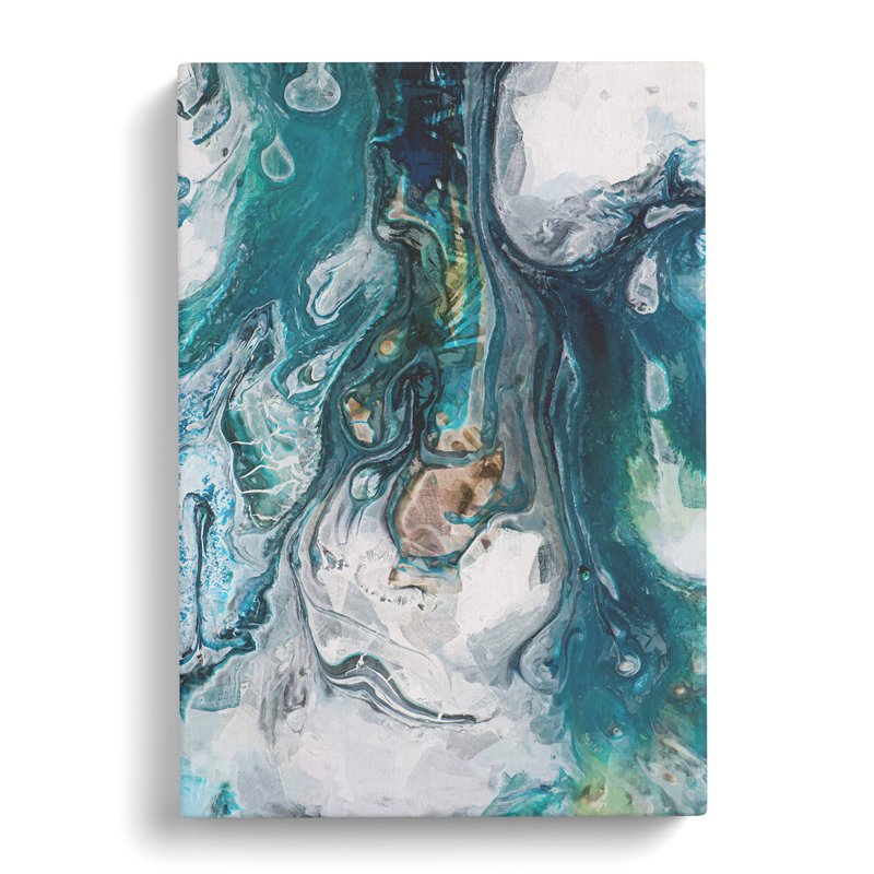 'Imagine the Story in Abstract' Graphic Art on - Wrapped Canvas, 60cm H x 40cm W