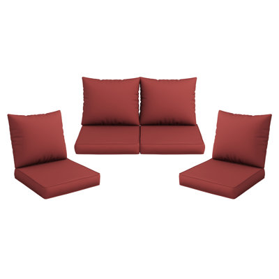 Coussin de siège / dossier de remplacement pour l'extérieur (canapé non inclus)