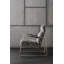 Fauteuil en velours capitonné Modern Expressions