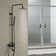 Milo Round Black Shower Head Sleek Modern Design for a Stylish and Powerful Shower