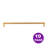 （10-pack）12" Knurled Antique Gold Cabinet Pull – Drawer & Sideboard Hardware-138912180
